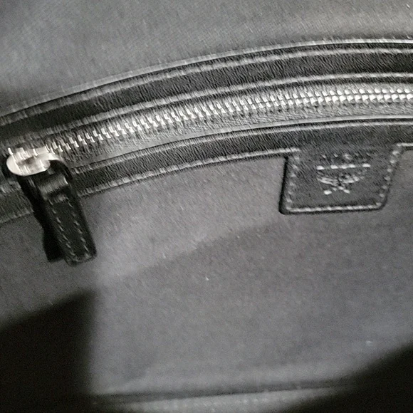 MCM EUC Black Visetos Coated Canvas and Leather Klara Bag 2 WAY - Picture 9 of 10